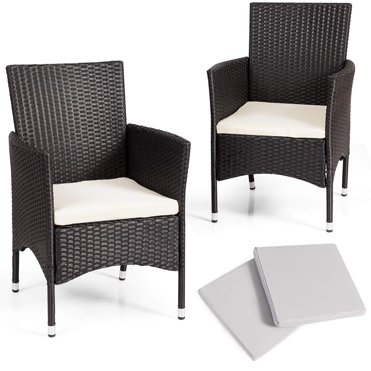 AllWeather Wicker Dining Chairs All Chairs