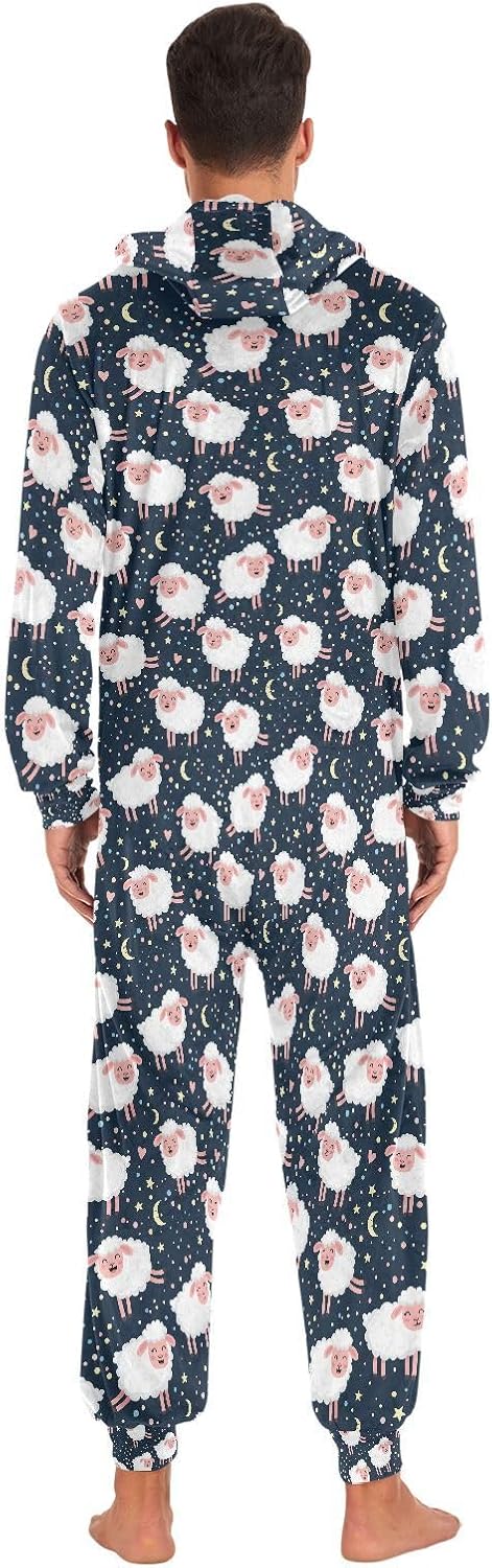 QUGRL Onesies Adult Pajamas Costume for Women Men Unisex Cosplay Sleepwear Homewear Suit Winter S-XL