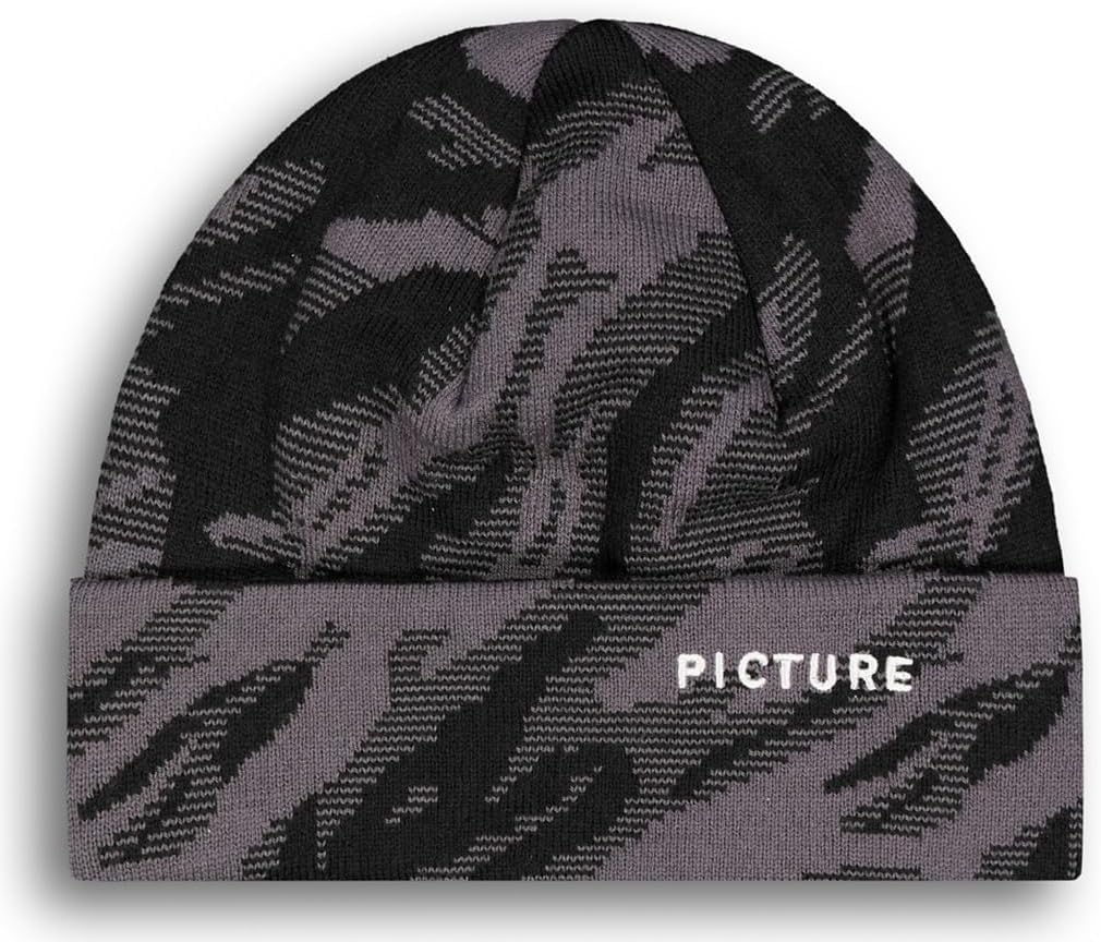 [ピクチャー] ニット帽 メンズ RIBBING BIANIE B0276 BLACK F