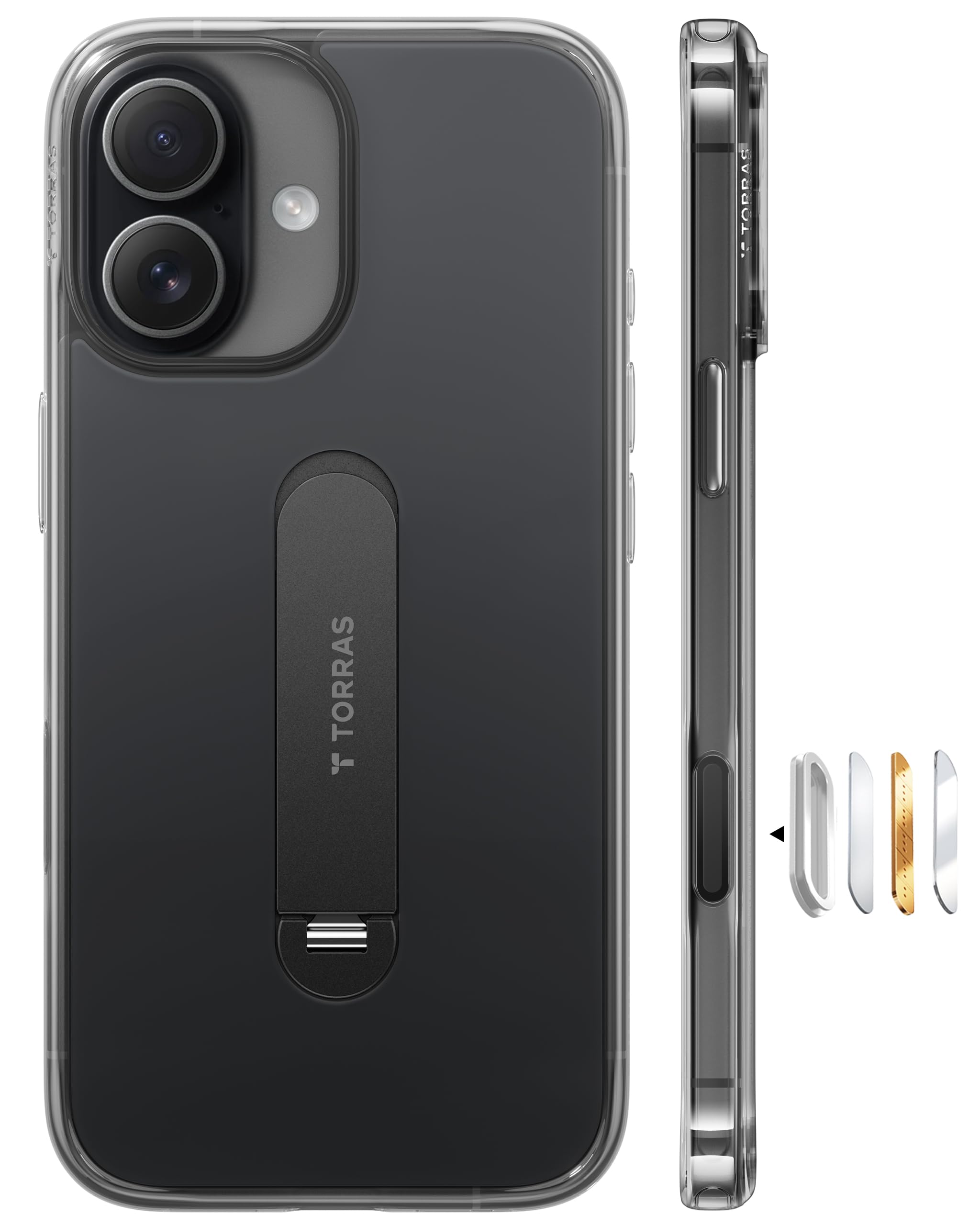 Amazon.co.jp: TORRAS iPhone 17 用 ケース【新形態×360°定点回転