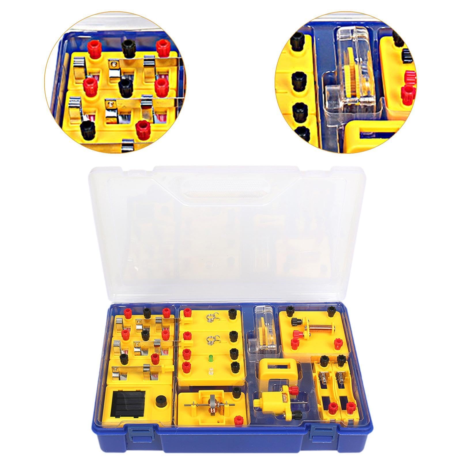 predolo Physik Lernkit Elektrische Schaltkreis Bausatz Experimentierkasten Stromkreis Material DIY set für Praktische Experimente Und Förderung Technischer