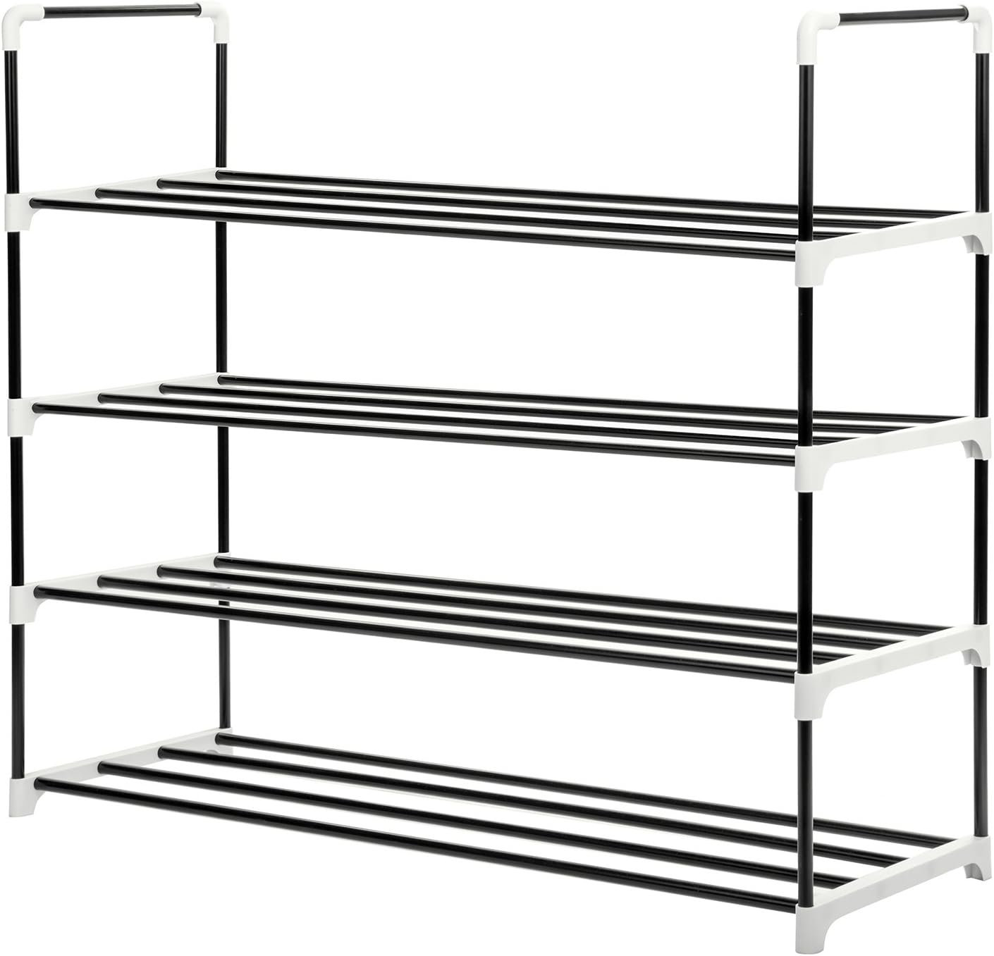 MaidMAX 4 Tiers Free Standing Metal Shoe Rack for 20 Pairs
