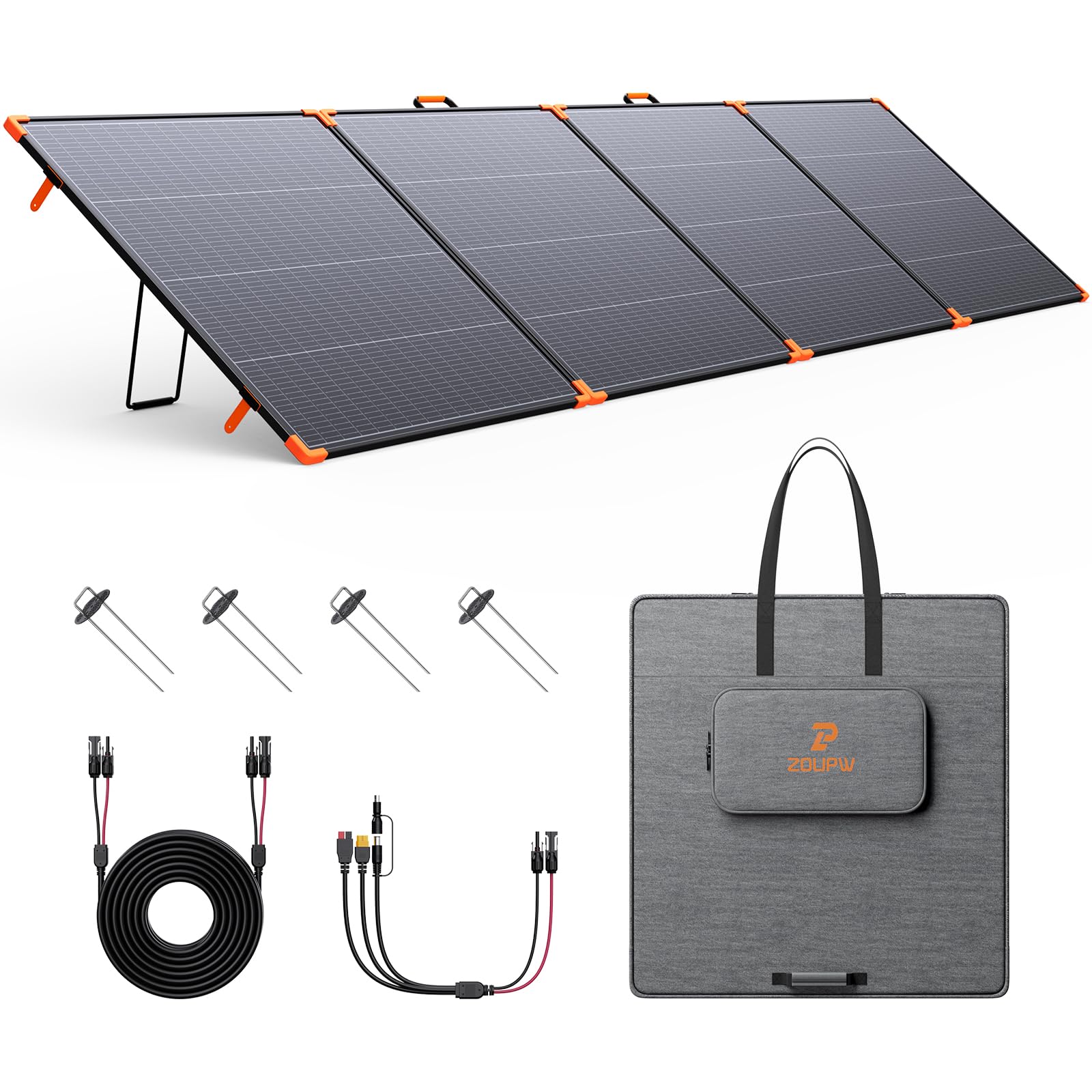 Amazon.com : ZOUPW 480W Bifacial Portable Solar Panel,N-Type 16BB