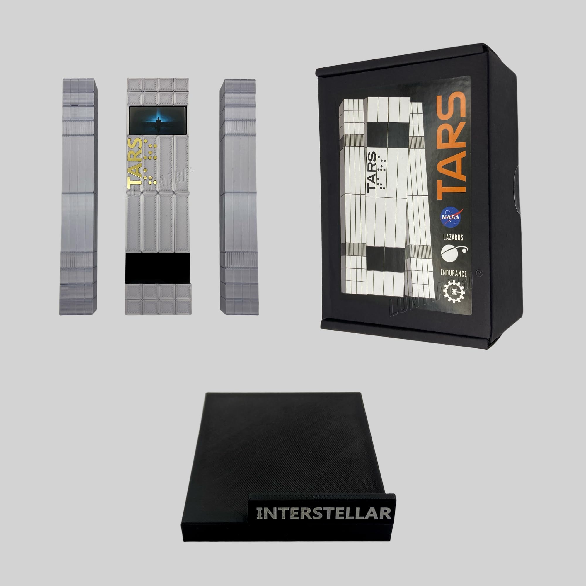 robot futurista de colección con pantalla, reproduce imágenes y videos preestablecidos, articulaciones magnéticas, regalo de ciencia ficción y adorno de escritorio.