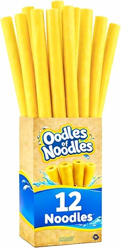 Miniatura 10 de Oodles of Noodles Fideos de espuma de arcoíris de lujo para piscina - Paquete de 12 - Aproximadamente 122 cm x 6.4 cm Tubos de espuma multiusos