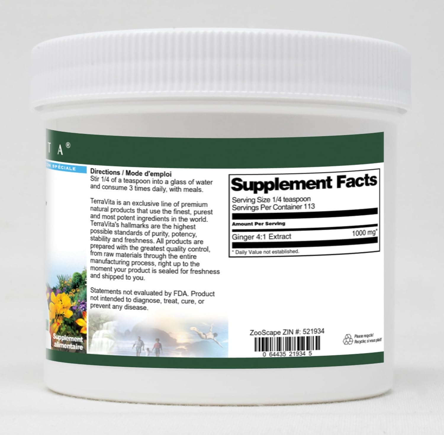 Ginger 4:1 Powder (4 oz, ZIN: 521934)