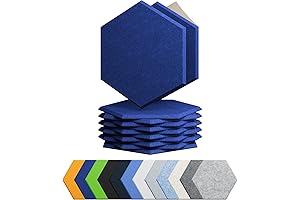 12 Pack Acoustic Panels for Your Sound Control Needs