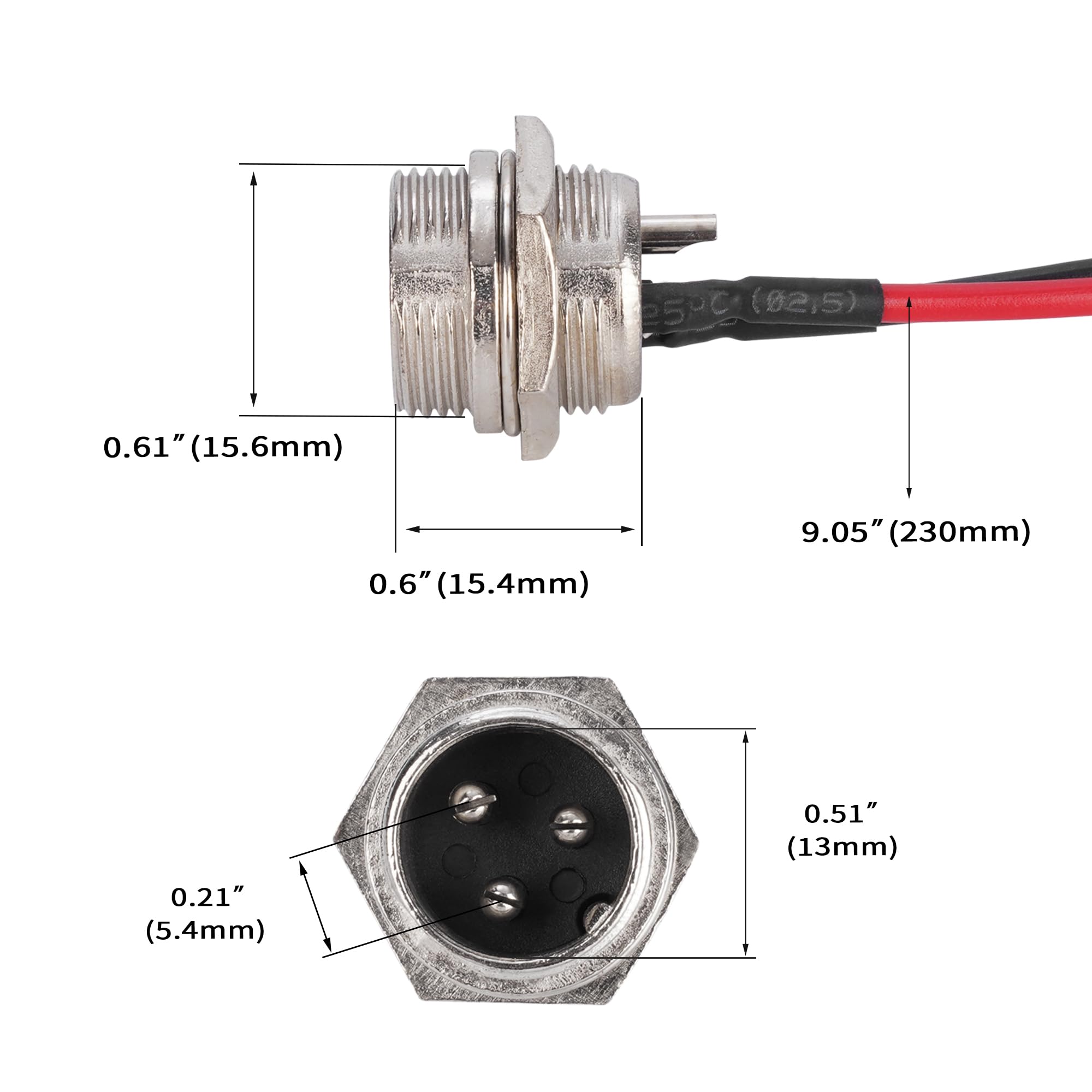 2/o - Finance 1Z 3 Prong Charging Jack For Razor X350 Electric Gas Scooter Charger Port-3 Pin - Foto 3