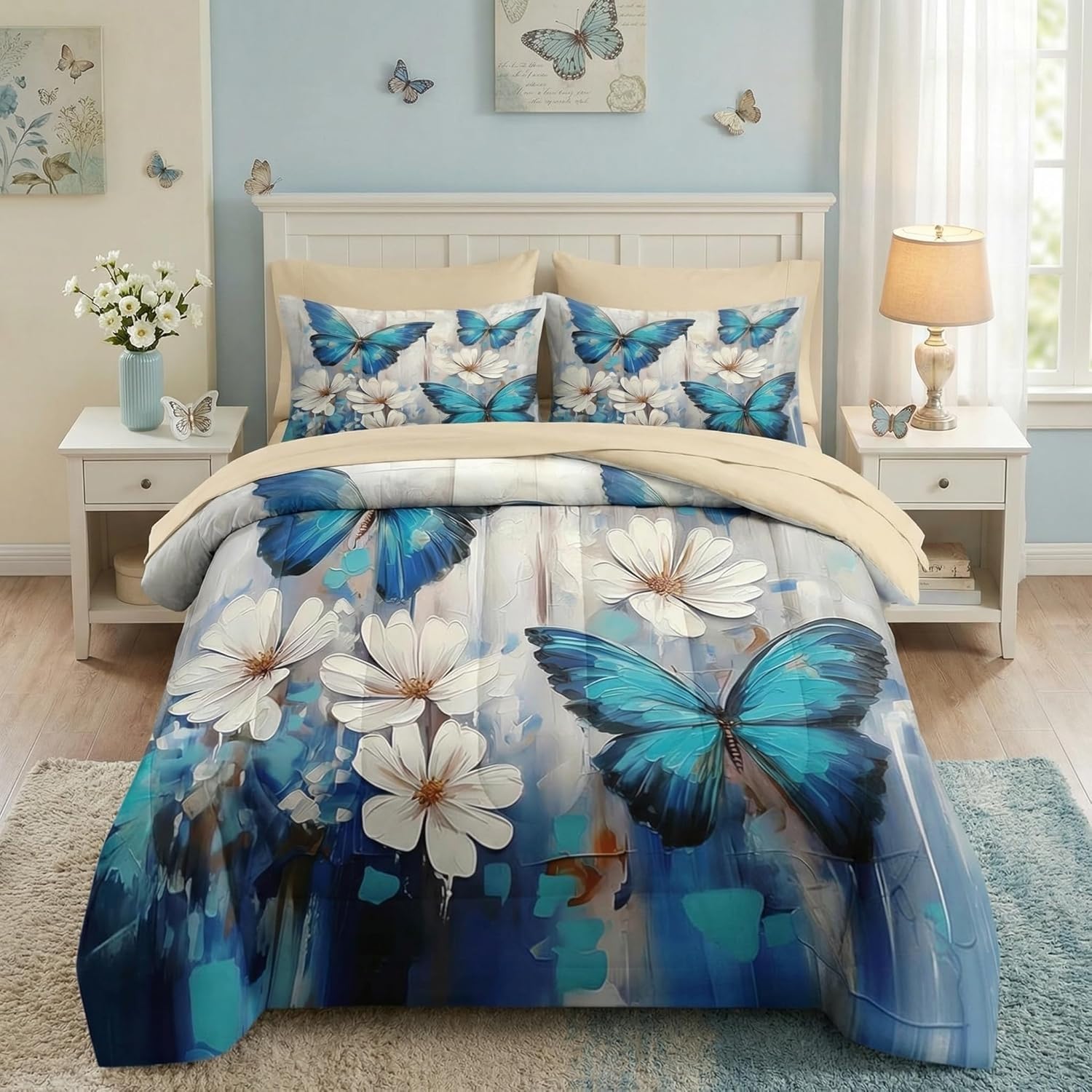 Couette sans housse lavable 240x260 cm avec ses deux taies d'oreiller 65x65