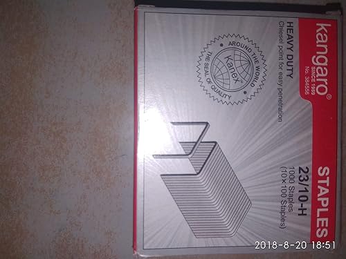 Kangaro 23/10-H Heavy Duty Staple Pins 1000-Piece Set