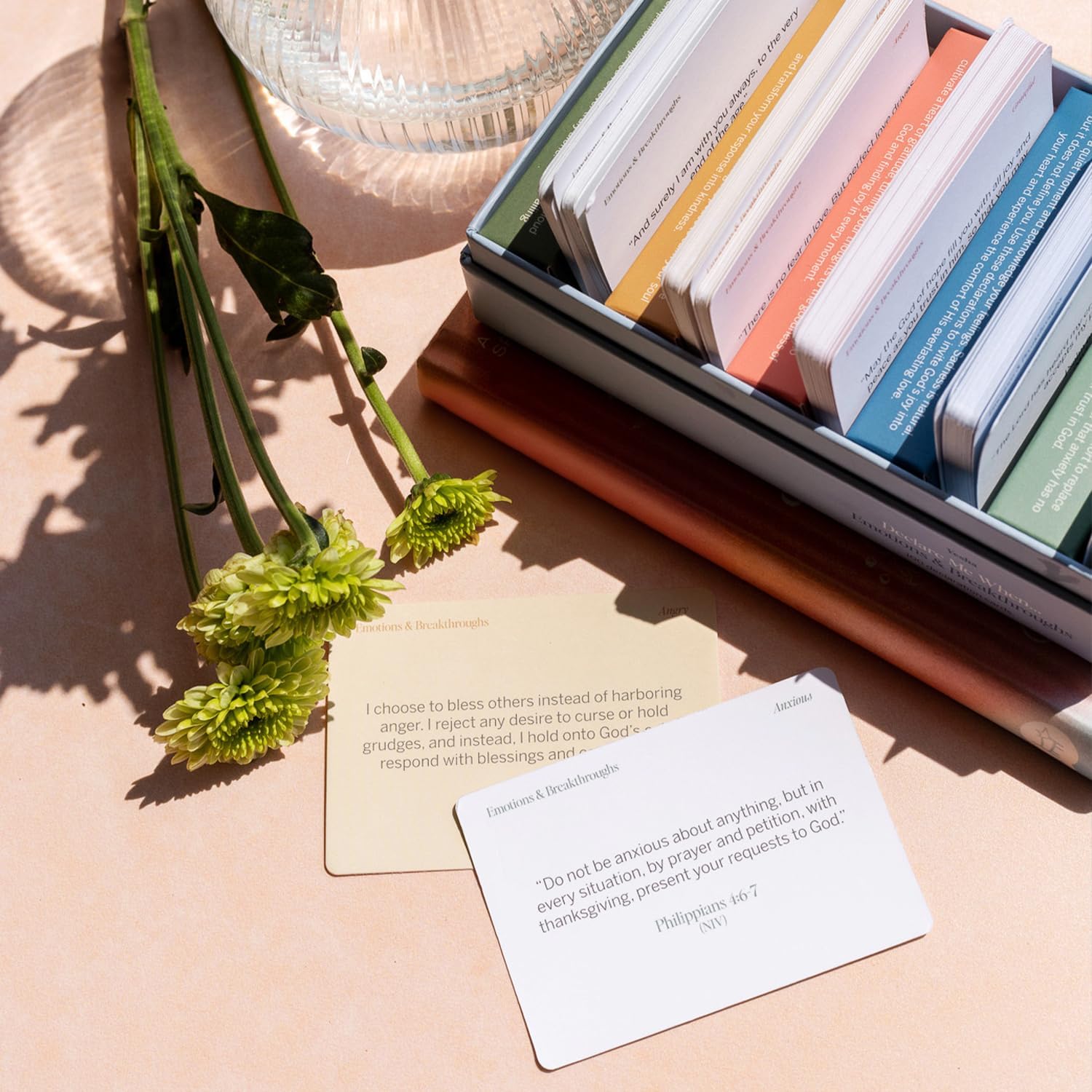 Yesha Bible Verse Cards, Scripture Cards & Christian Prayer Cards – Daily Devotional Cards for Faith, Encouragement & God’s Promises – 100 Mini Scripture Cards for Emotional Healing, Mental Health & Encouragement