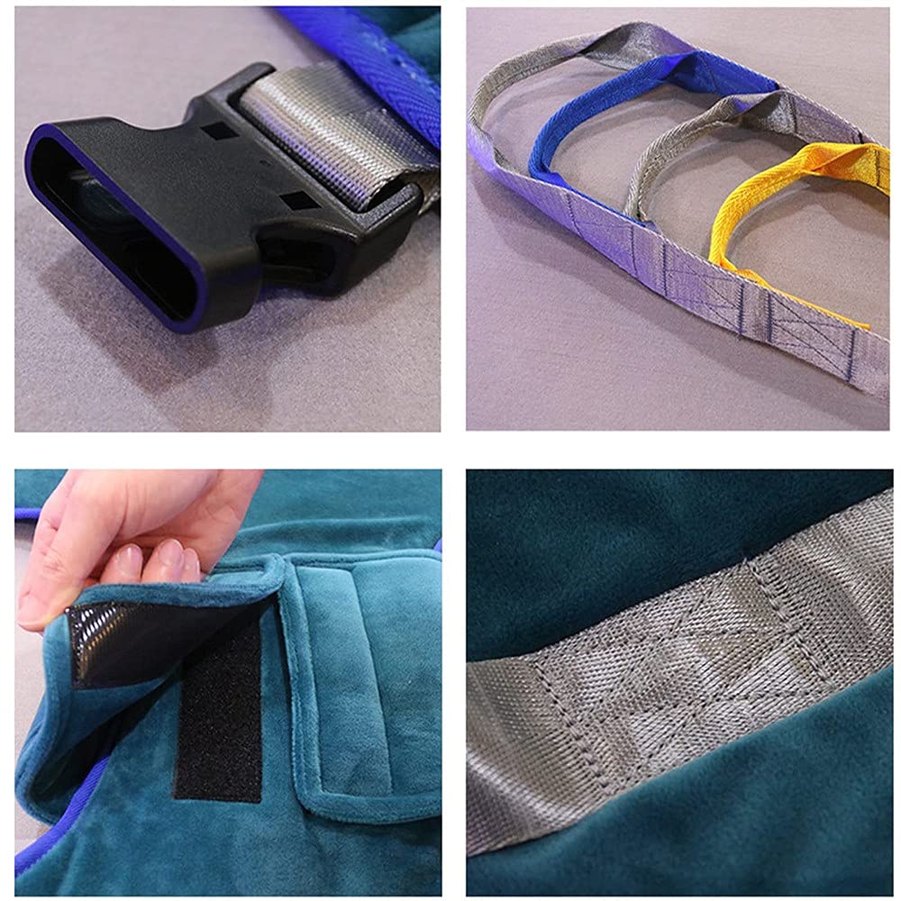 Arnés de Elevación Paciente de Cuerpo Completo, Eslinga de Elevación con Accesorios de Bucle para Posicionamiento Y Elevación de La Cama, Enfermería, Grúa de 4 Pinzas M