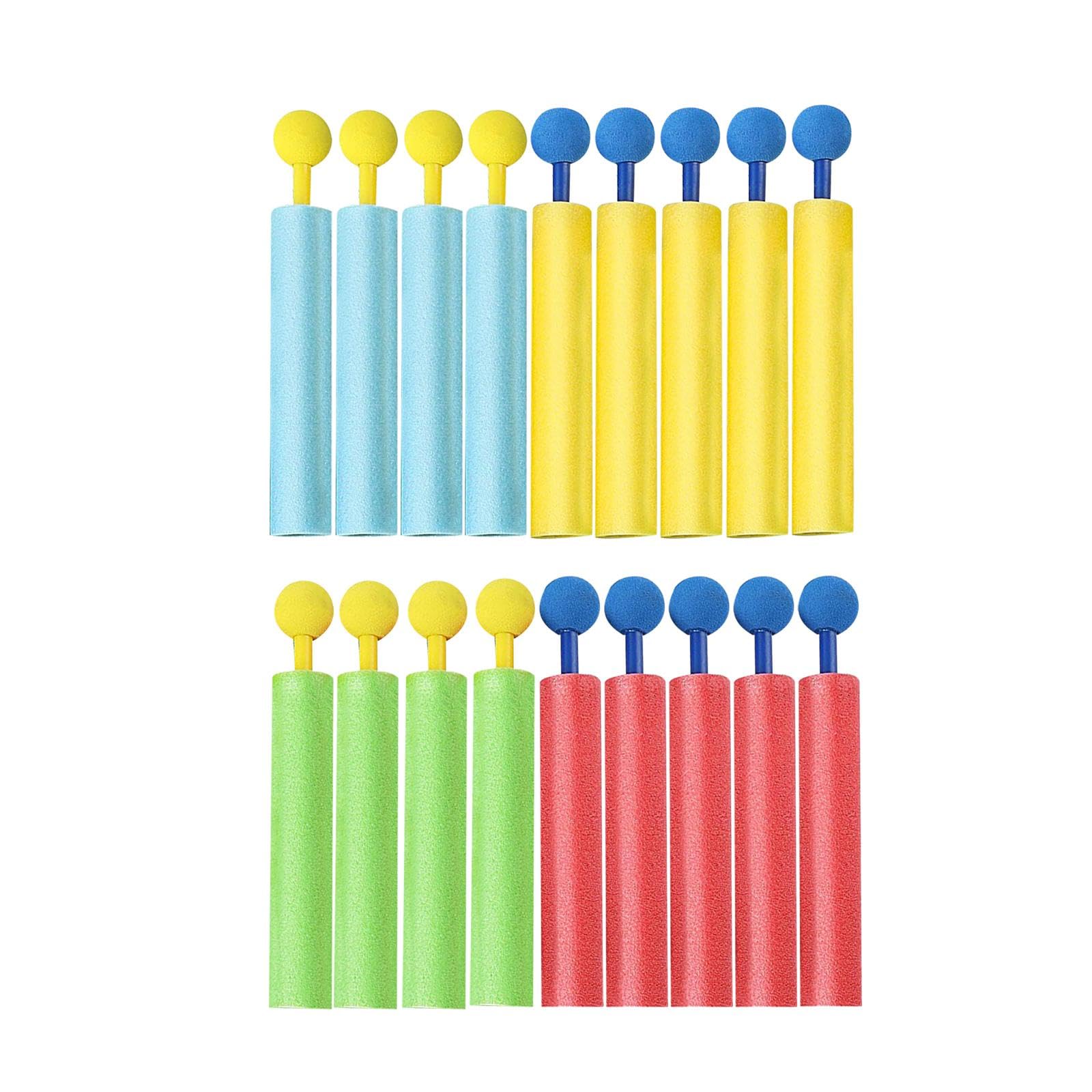 Sharplace Pistolas de Agua de Espuma, para Niños Y Niñas, Ideales para Jugar en, La Playa O El Jardín, 18 Piezas