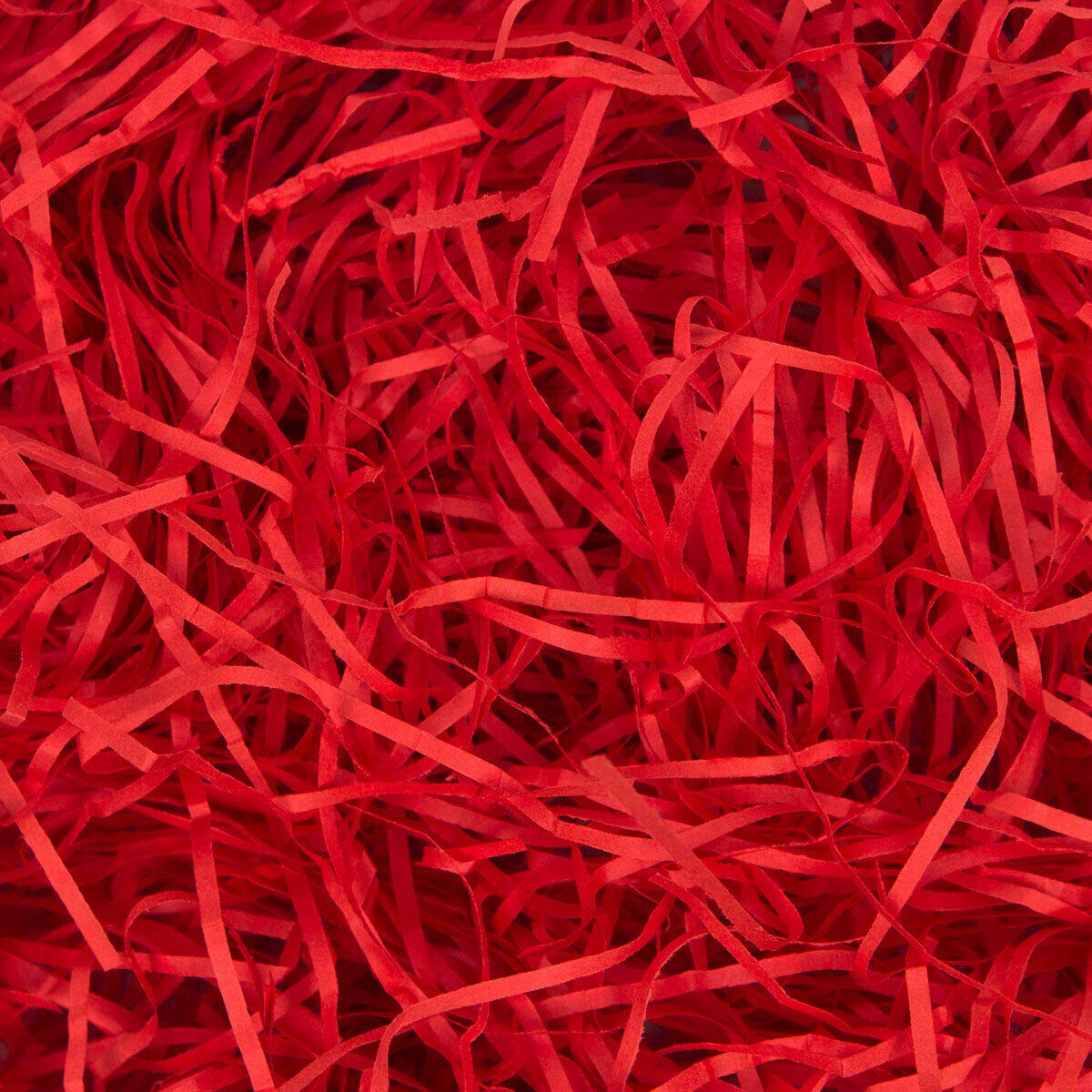 1kg - RED Shredded Hamper Paper Gift Packaging Christmas Festive Basket Filler: Sunrise Packaging
