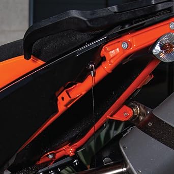 Slacker Clear Adhesive Loops for use with the Slacker Digital Sag Scale for Street Bikes, Adventure Bikes and Other situations Where the Clip Will not Work.
