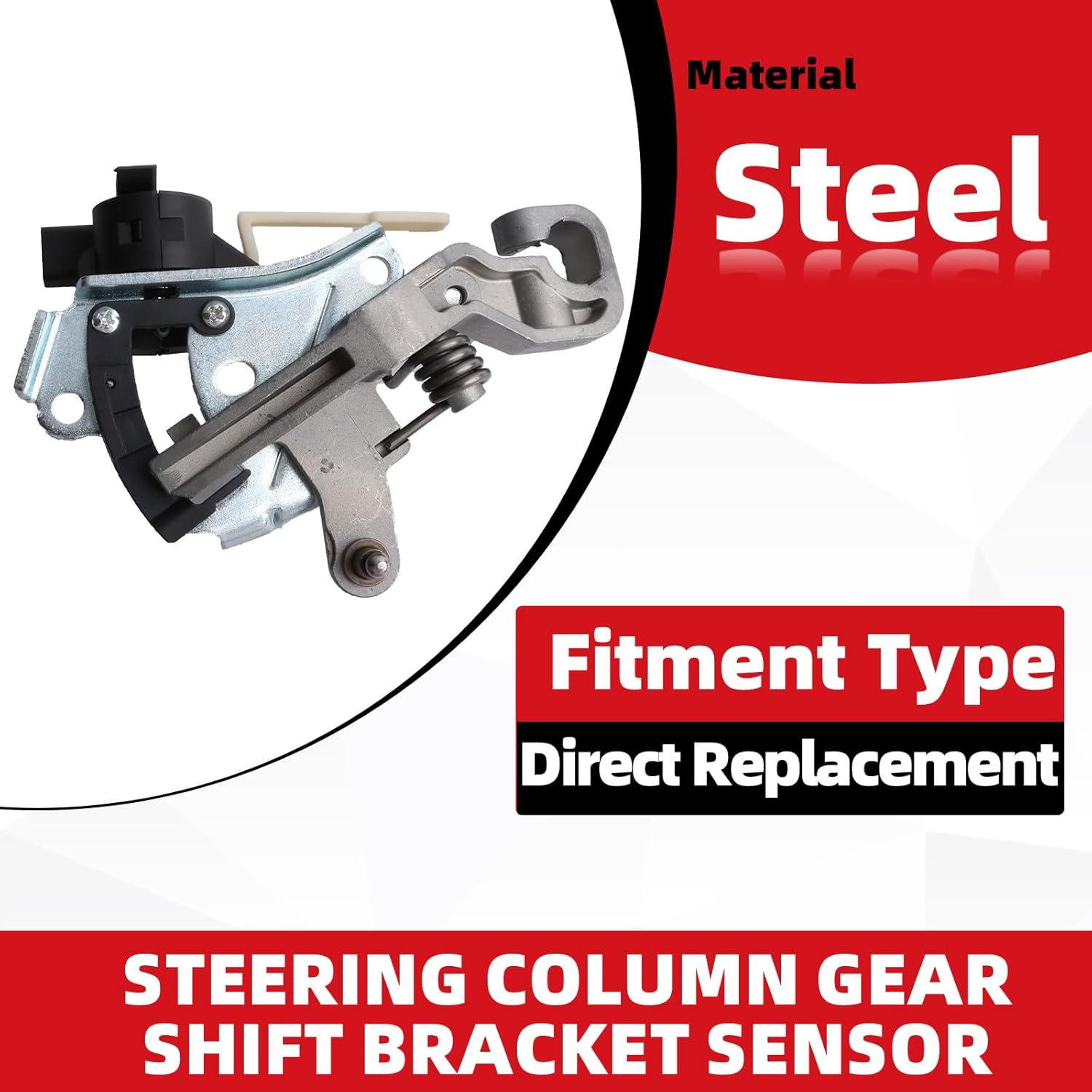 MITZONE 68470756AA Steering Column Gear Shift Bracket Sensor Compatible with 2019-2021 Dodge Ram 1500 Classic 2011-2019 Ram 1500 2500 3500 Gearshift Bracket