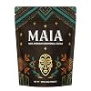 Maia Ceremonial Cacao, with Flavanol, Theobromine, Magnesium and Natural Flavonoids Blend, 100% Organic Cocoa Powder, Improves Mental Clarity and Focus, Unsweetened Cacao Powder for Natural Energy & Mood Support