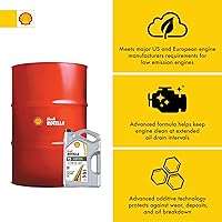Vista 12 de Shell Rotella Aceite de motor diesel T5 Synthetic Blend 10W-30, 1 galón