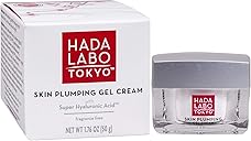 Hada Labo Tokyo Plumping Gel Cream, Facial Moisturizer, Clinically Proven to Provide 24-Hour Moisture in One Use, Super HyaluronicAcid, Ceramides, Collagen, No Parabens, Dyes or Fragrance, 1.76 oz