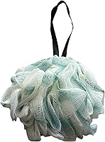 Vista 6 de Esponja de lufa azul oscuro para baño y ducha, accesorio de baño para el cuidado de la piel para hombres y mujeres, 50g (1 paquete)