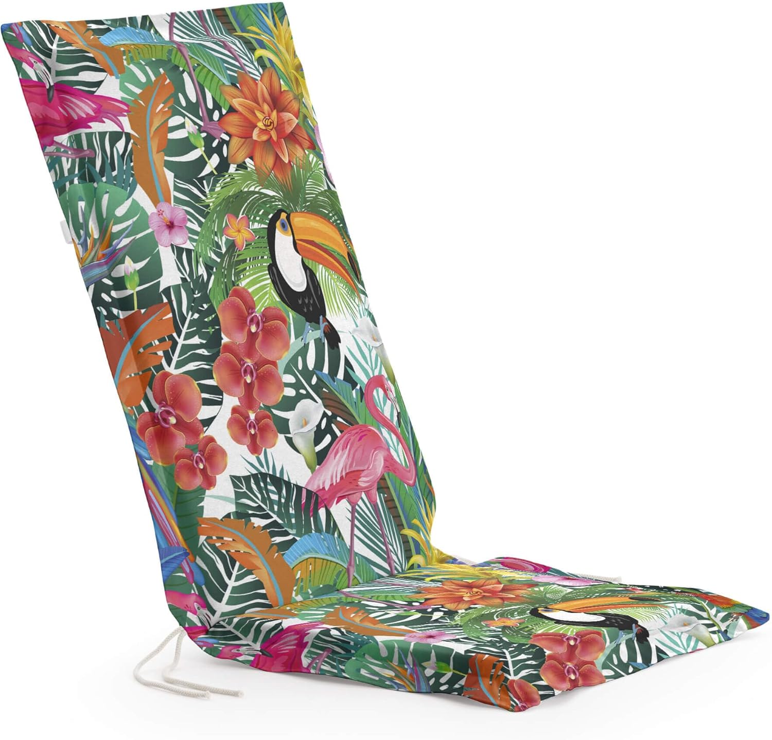 BELUM | Outdoor Chair Cushion – Product Dimensions: Seat: Width: 48 cm/Length: 42 cm. Backrest: Width: 48 cm/Length: 48 cm | Model: 0120-401