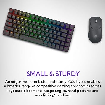 Alienware Pro Wireless Gaming Keyboard, Linear Mechanical, RGB