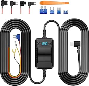 Kit Cablaggio USB-C Per Dash Cam - Cavo 3,5m Per Parcheggio 24h Con Protezione Batteria - Foto 2