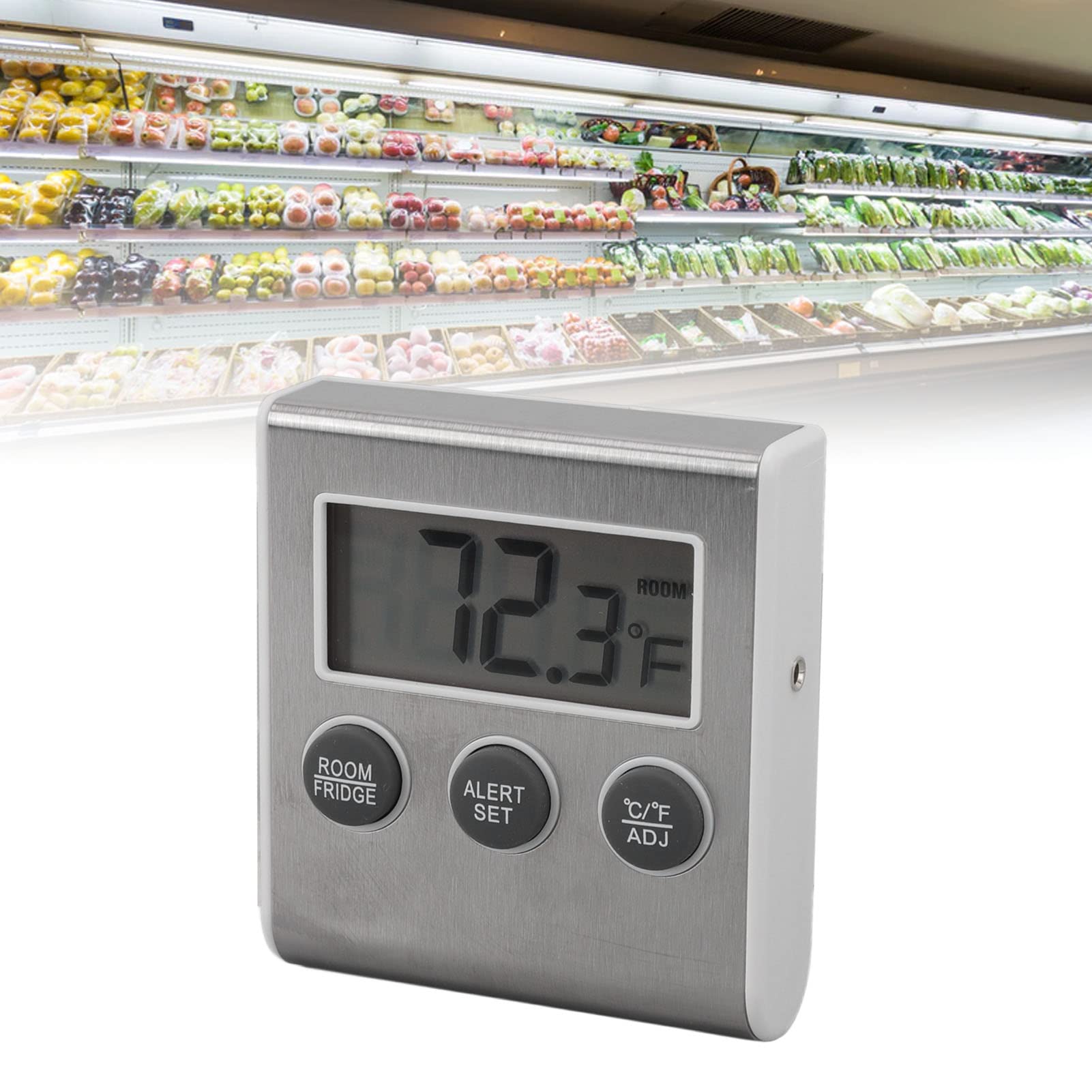 Termometro Digitale Per Frigorifero E Congelatore Con Allarme, Labo Technology, DAT01-0000