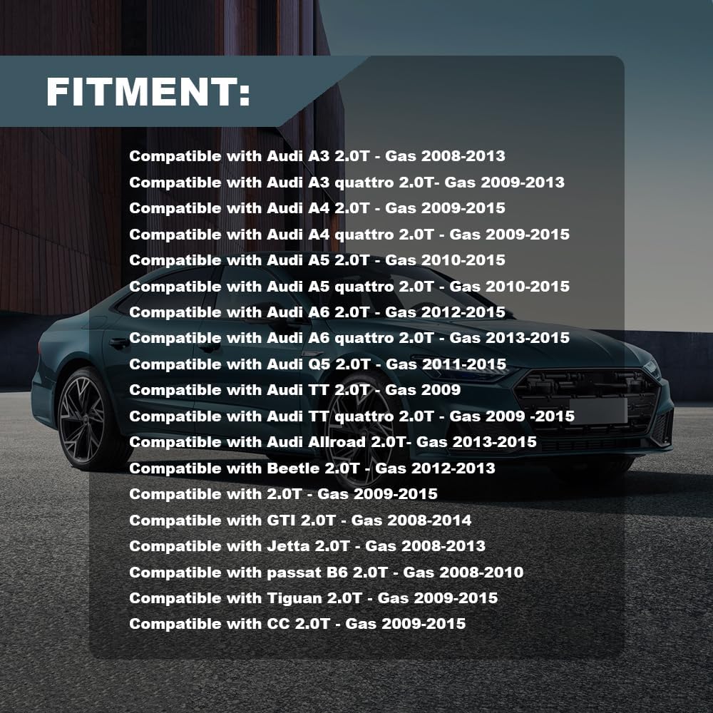 2.0 Timing Chain Kit and Timing Cover Compatible with 2009-2015 Audi A4 VW TT Jetta Tiguan Golf GTI Passat CC 2.0T 06H109469AD 06H109210AG 06H109469T