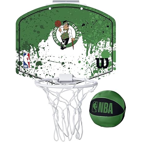 Wilson NBA Team Mini Hoops: Ideal for Celtics Fans Aspiring to Own...