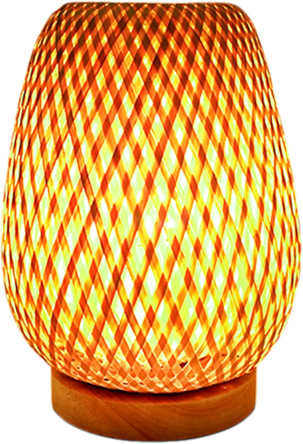 Rattan Boho Table Lamp