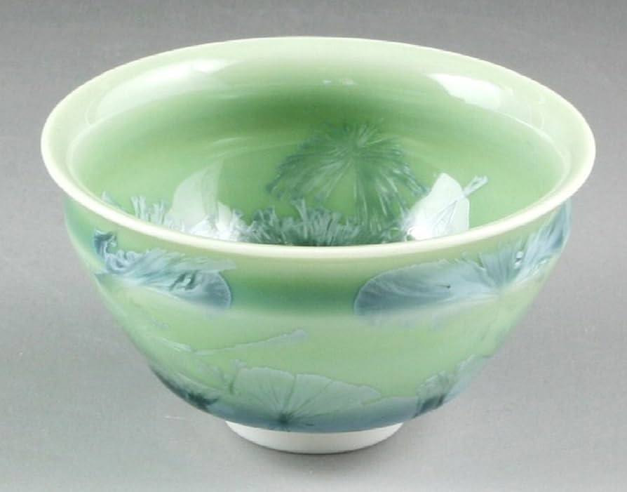 Amazon.co.jp: 京焼 清水焼 陶あん窯 ぐい呑 5個揃 花結晶 KTA827