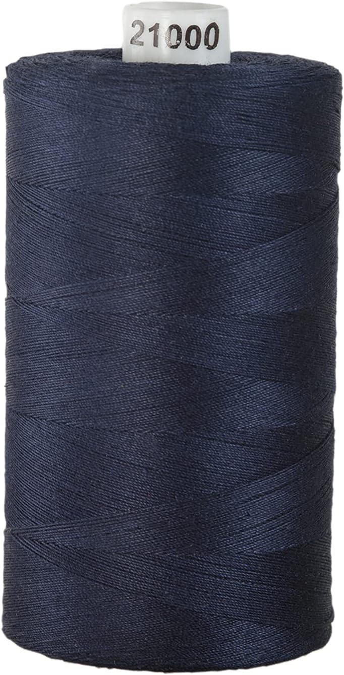 Connecting Threads 100% Cotton Thread - 1200 Yard Spool (Navy)