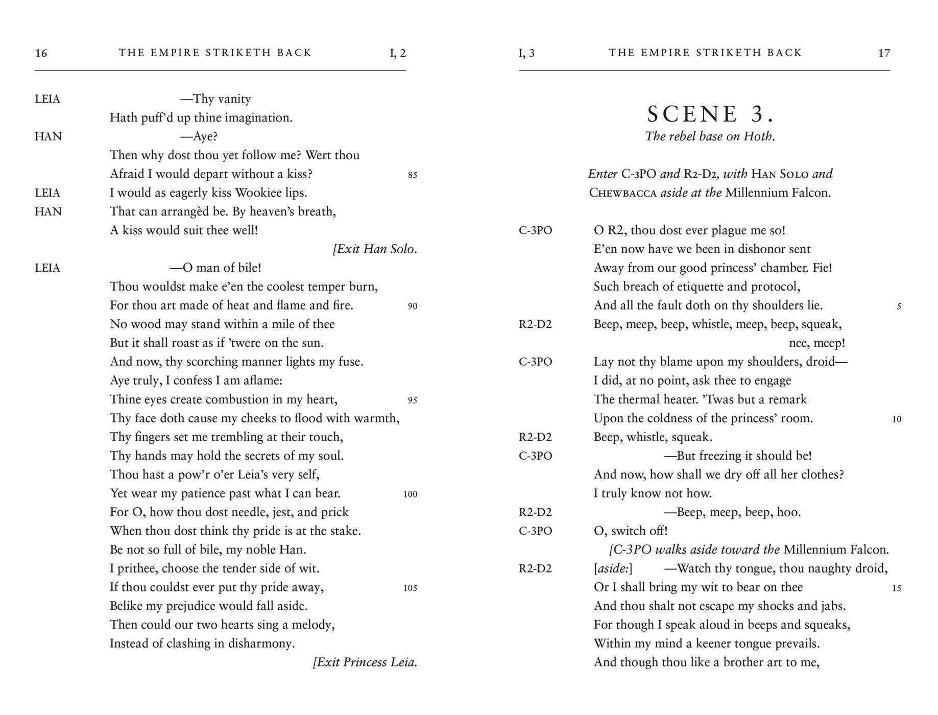 William Shakespeare's the Empire Striketh Back: Star Wars Part the Fifth