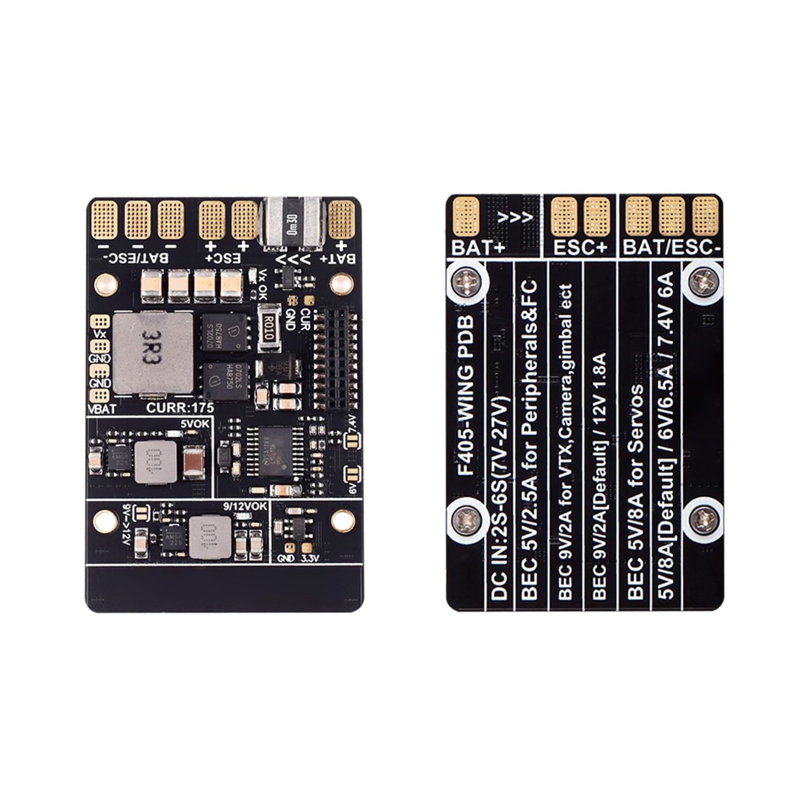 Flexible Flying Control Solution F405 Wing Flight Controlller Board für Fixed-Wing Modelle FPV-Drohnen mit INAV-Firmware Stabile Steuerung