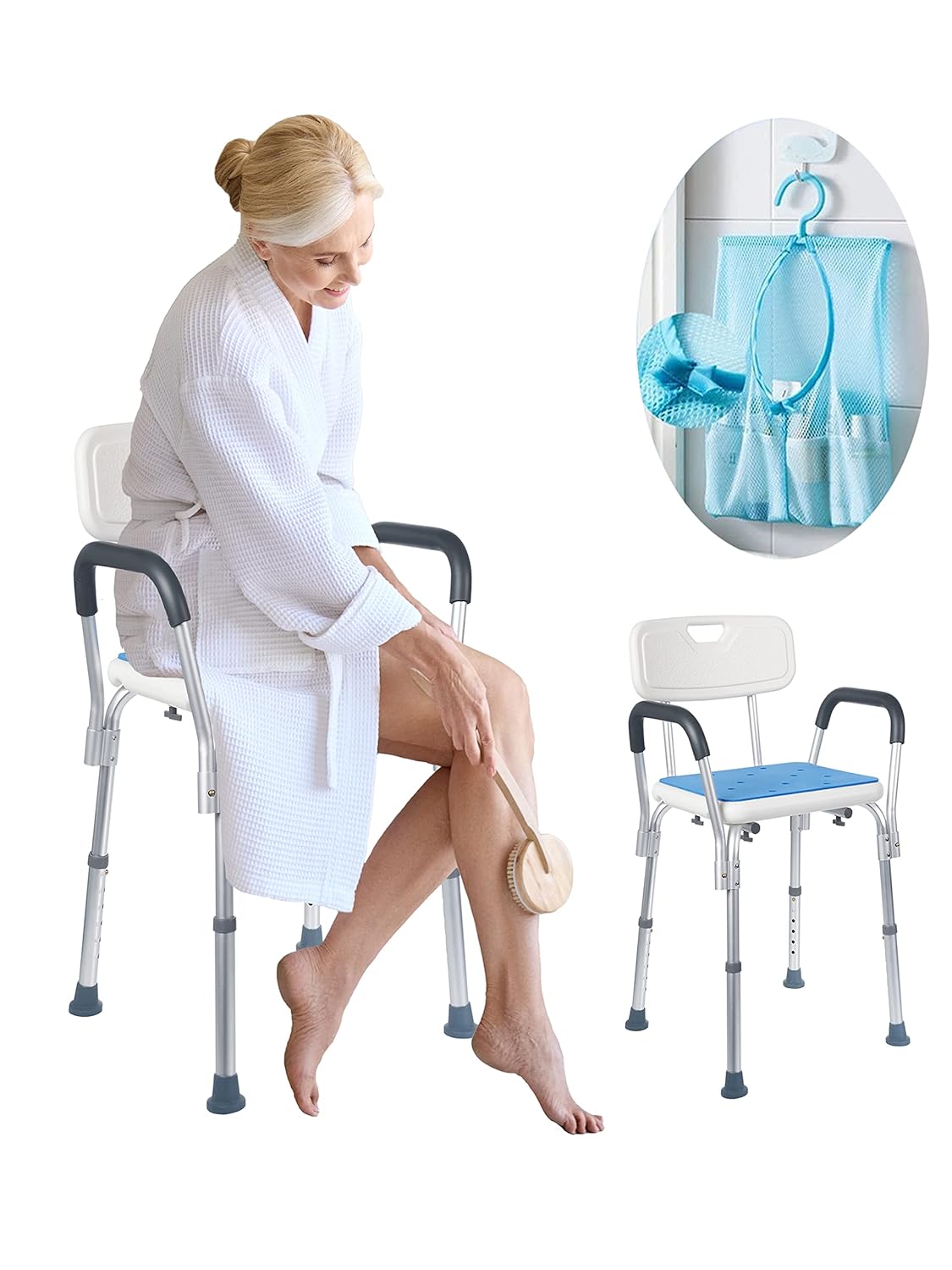 Medokare Shower Chair for Inside Shower Bath Seat and Medical Shower