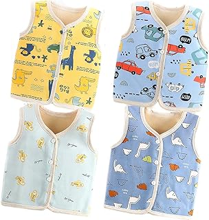 XM-Amigo Baby,Clothing,Baby Boys 0-24m,Knitwear XM-Amigo Baby Boys Winter Autumn Warm Baby Boys' Thick Gilets Waistcoat Cardigan Top Shoulder Baby Boys' Thick Waistcoat Jackets Thick Vest(0-6Years)