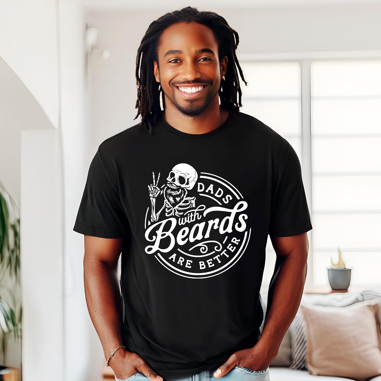 Dad Funny Shirt for Father's Day Funny Hardworking Dad Graphic Tee Shirt Gift for Father's Day