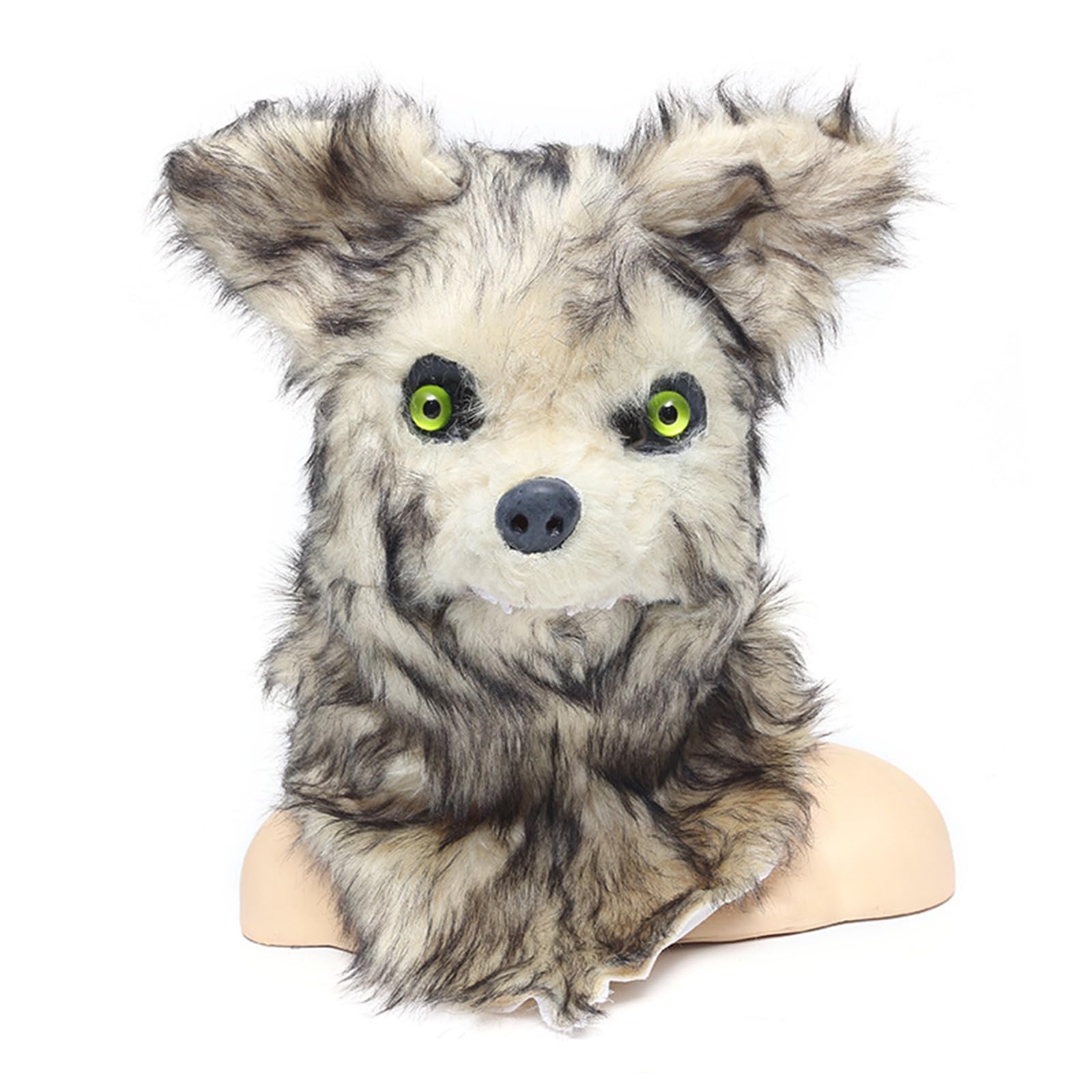 Máscara de lobo para asustar en el túnel del terror y eventos de Halloween 8
