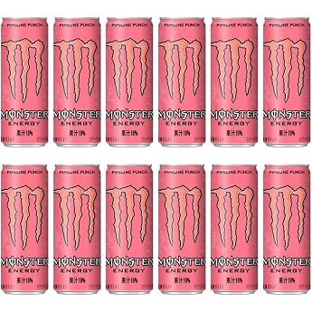 Monster Asahi Beverage Pipeline Punch 355ml x 12 Cans [Energy Drink] [Amazon.co.jp Exclusive]