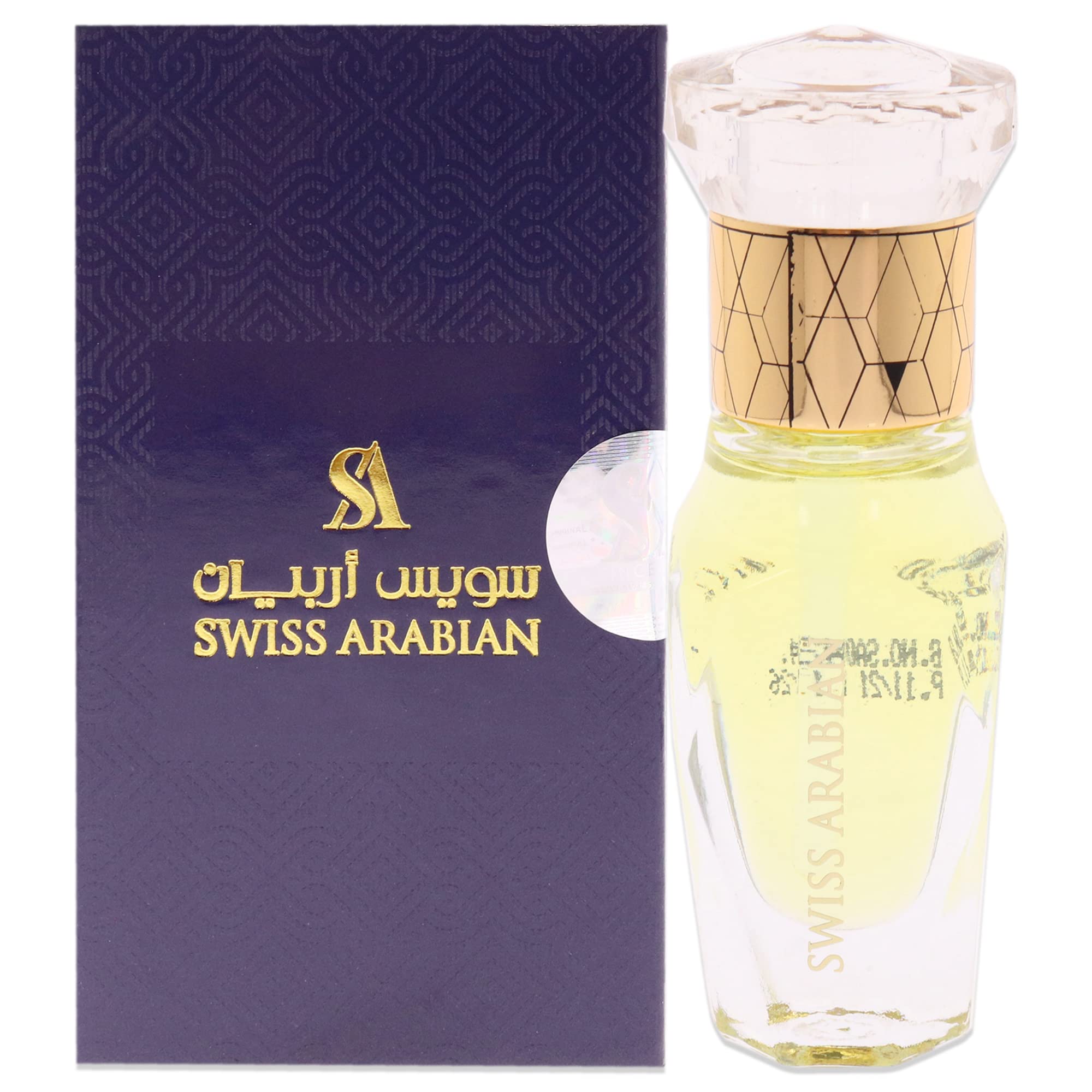 Swiss ArabianMukhalat -Perfume Oil for Unisex- Spicy Balsamic Fragrance -Attar Perfume Spray- Long Lasting Fragrance, CPO Alcohol free, Travel Friendly - The Luxurious Scent of Arabia -0.4 oz (Mini)