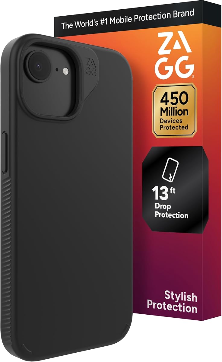 Milan Case for iPhone 17e/ 16e/ 15/14/ 13 – Slim & Stylish, 13ft Drop Protection, Strengthened with Graphene, Secure Grip, 84% Recycled Material, Black