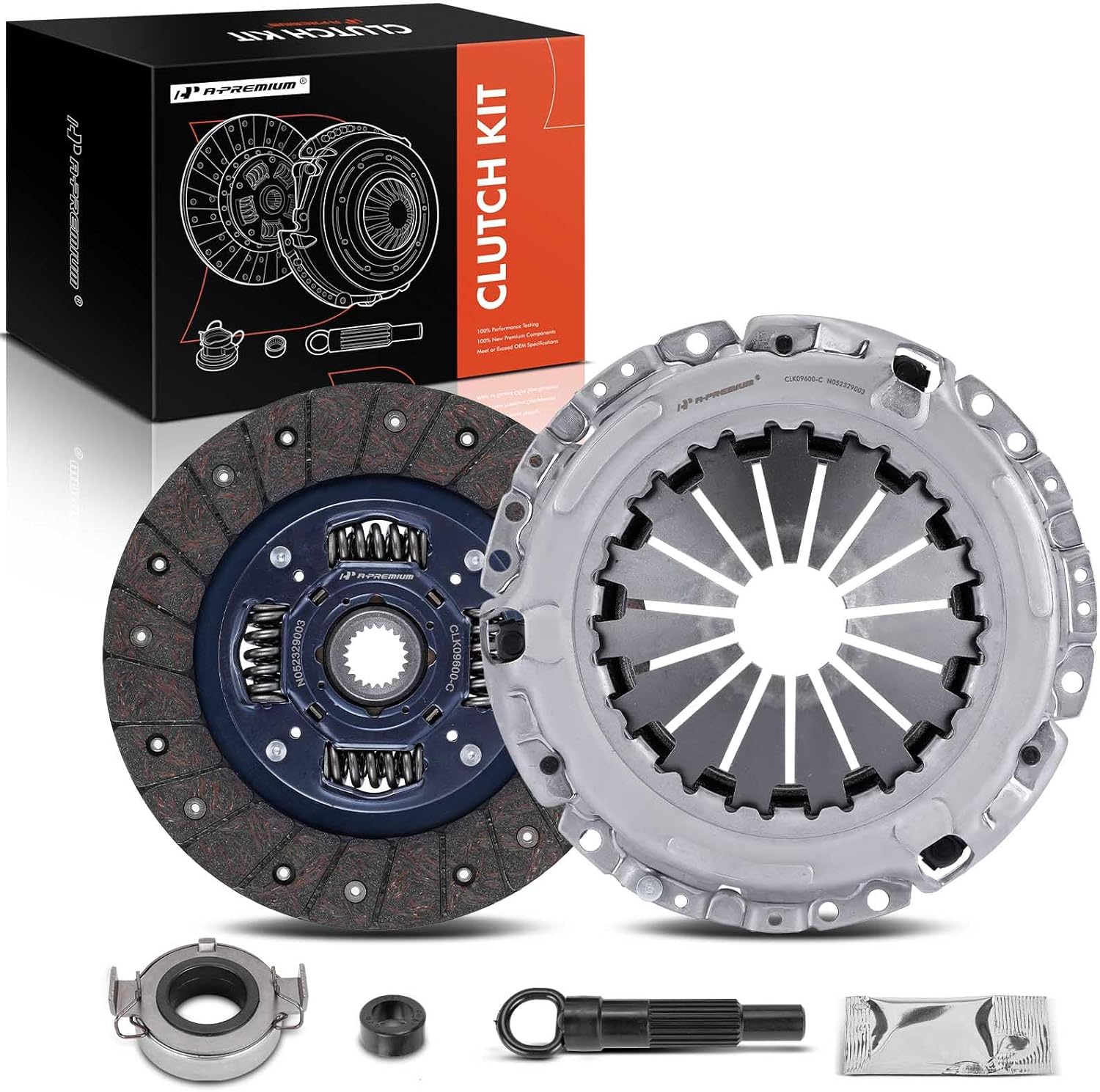 A-Premium Transmission Clutch Kit Compatible with Toyota Corolla 2005-2006, Matrix 2003-2006, Celica 2002-2005 & Pontiac Vibe 2003-2006, 1.8L