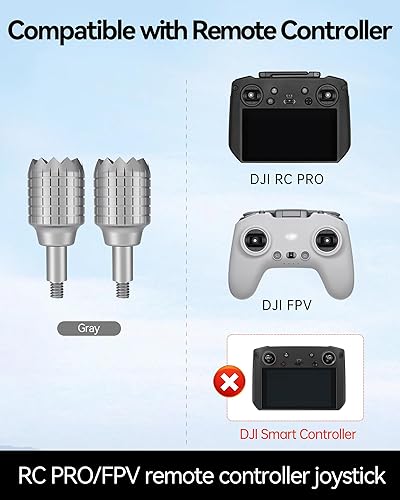 Miniatura 4 de 2 pares de mandos de repuesto para DJI RC Pro, joysticks de control remoto para DJI Mini 3 ProAir 2SMavic 3 ProMavic 3 Pro CineMavic 3 ClassicMavic
