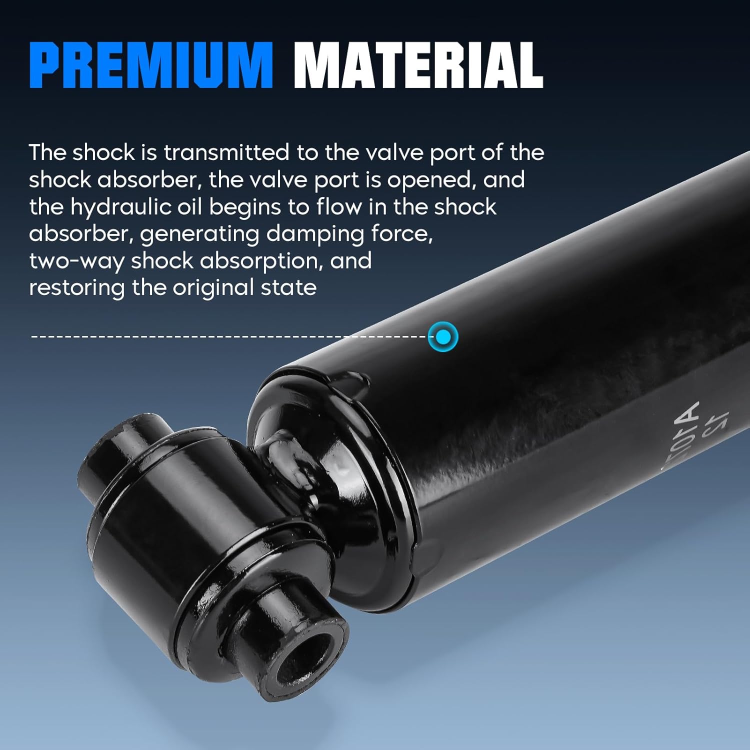 Rear Strut Shock Absorber for Pontiac Aztek 2001 2002 2003 2004 2005 (Only for AWD), for Buick Rendezvous 2002 2003 2004 2005 2006 2007, Complete Struts Shocks Replace for 39052