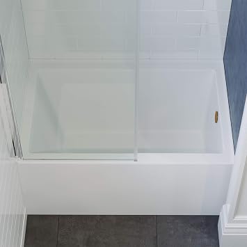 Voltaire 48 x 32 Right-Hand Drain Alcove Bathtub with Apron