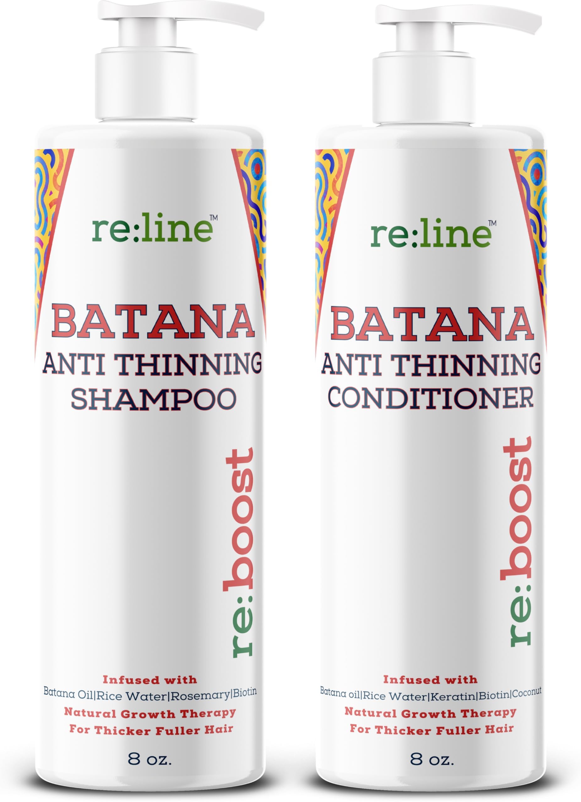 Batana Shampoo and Conditioner for Thinning Hair I Shampoo and Conditioner for Men & Women with Raw Organic Batana Oil for Growth I Shampoo and Conditioner Set for Hair Growth DR SEBI