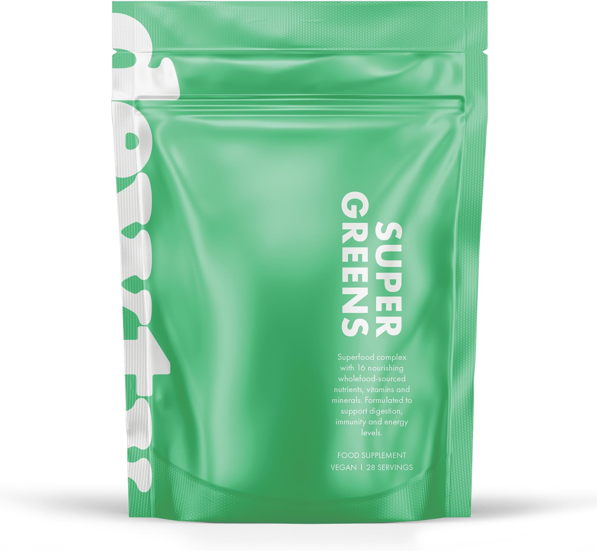 Super Greens Powder with 16 Superfood Ingredients, 28 Servings, Livaux®, Actazin® (Gold Kiwi), Vegan for Nutrition Boost: Made in The UK by Dewty Super Greens with Added Vitamin D, C & Iron