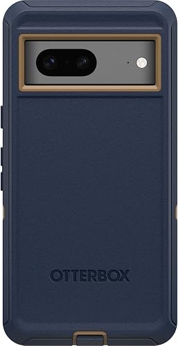 OtterBox Google Pixel 7 Defender Series Case - BLUE SUEDE SHOES, Rugged & Durable, with Port Protection, Includes Holster Clip Kickstand