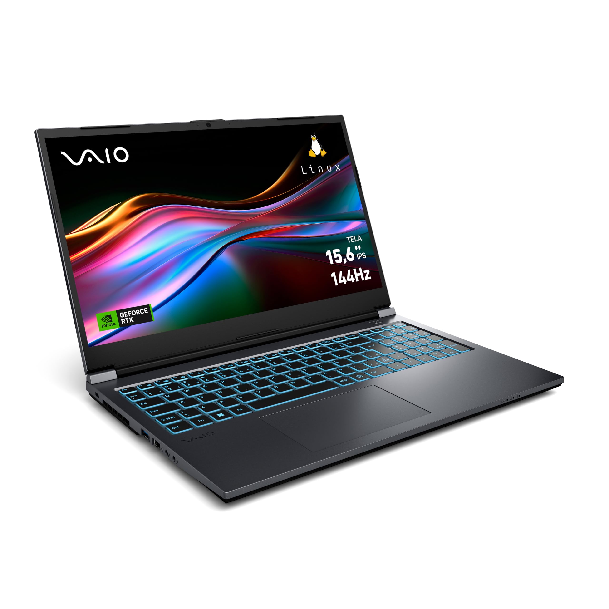 Notebook VAIO FH15 Intel Core i7-13ª Gen RTX 4050 Linux - 32GB RAM